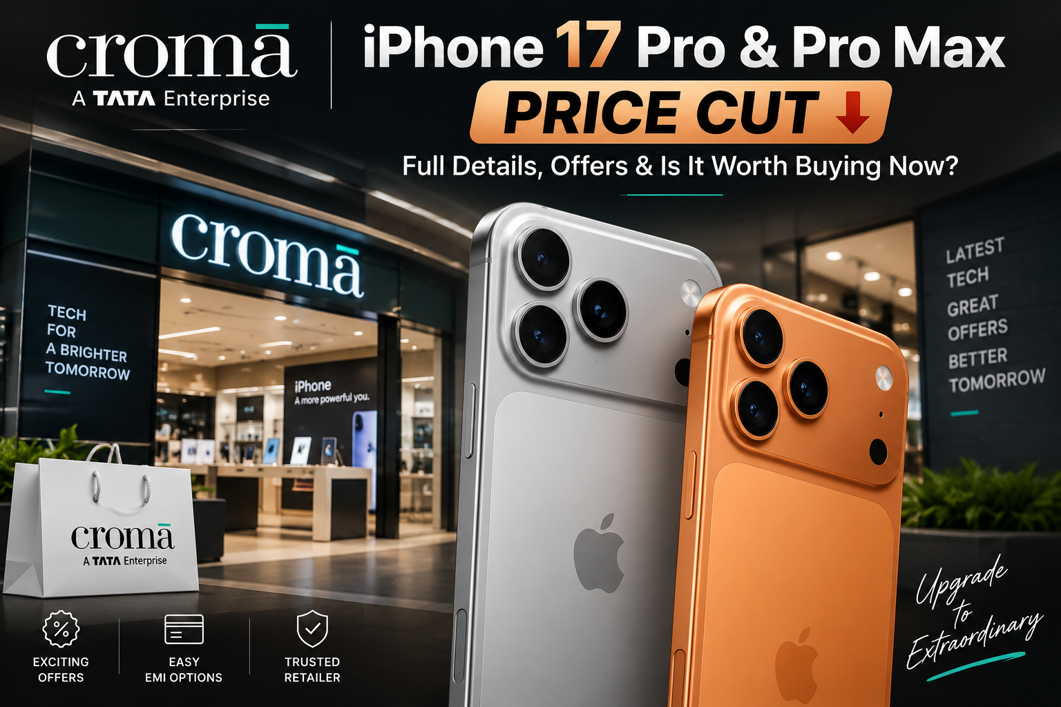 Croma iPhone 17 Pro & Pro Max Price Cut: Full Details, Offers & Is It Worth Buying Now
