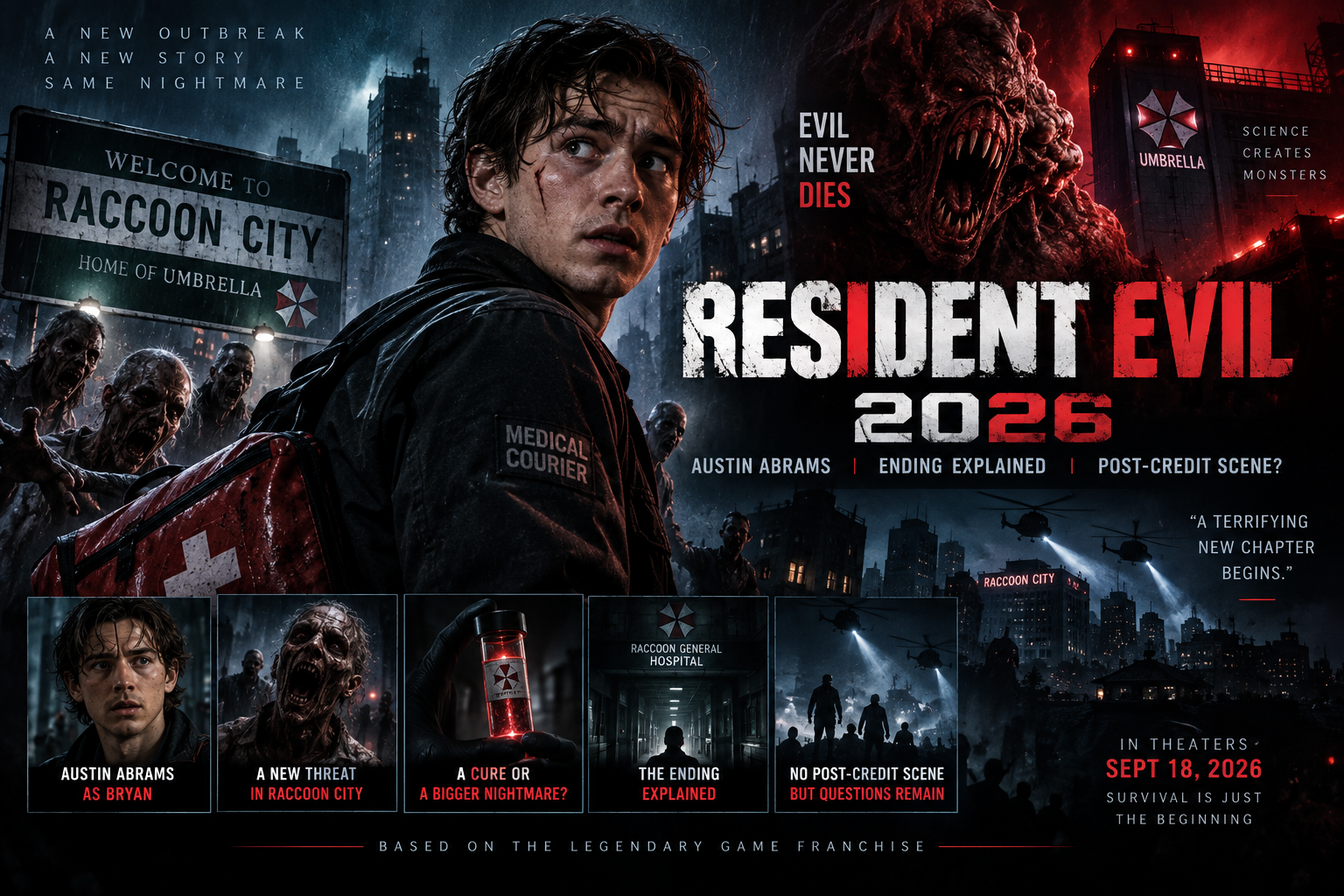 Resident Evil 2026: Austin Abrams, Ending Explained & Post-Credit Scene