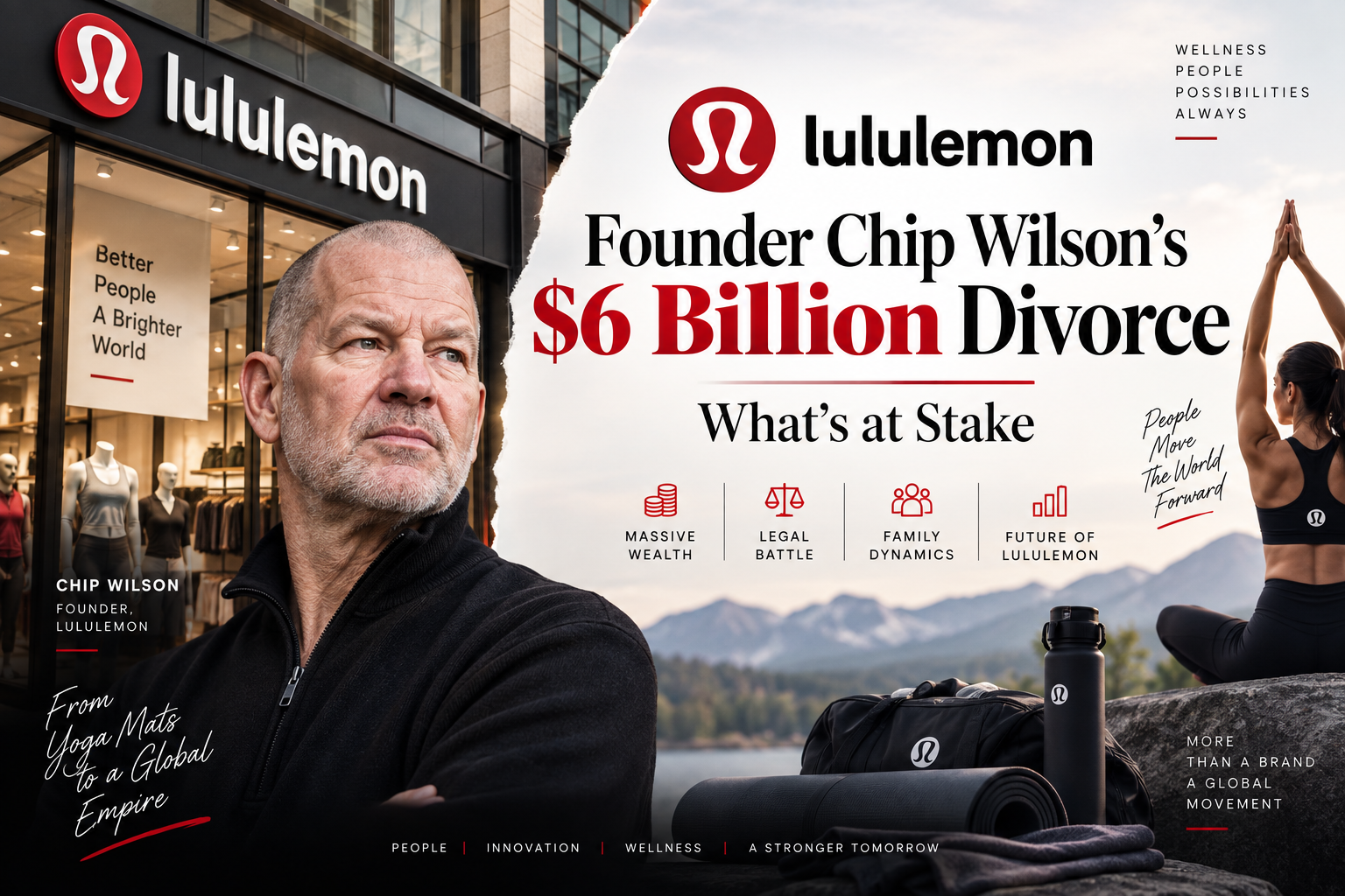Lululemon Founder Chip Wilson's $6 Billion Divorce: What's at Stake