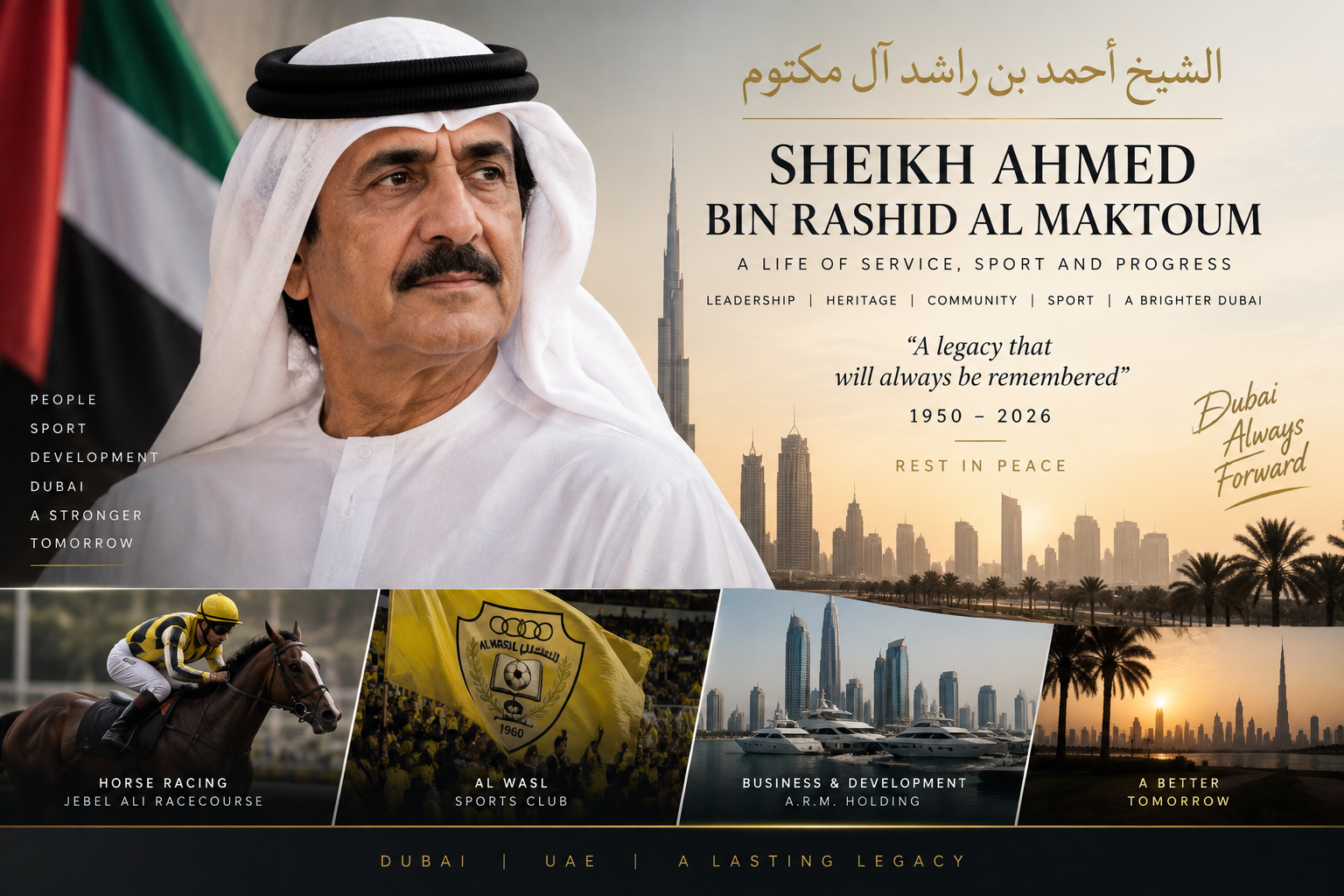 Sheikh Ahmed bin Rashid Al Maktoum of Dubai
