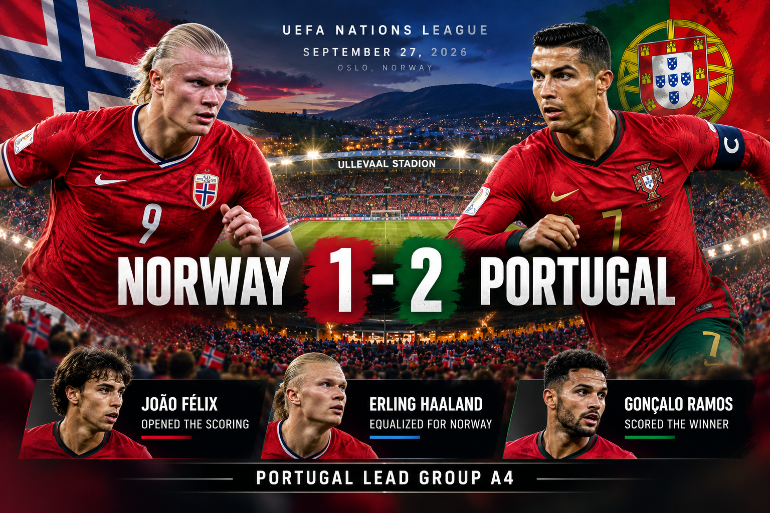 Norway vs Portugal